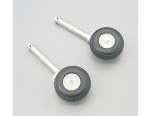 Top-Design CNC Suspension Main Landing Gear Strut & Wheel Set 130mm - (5.0)